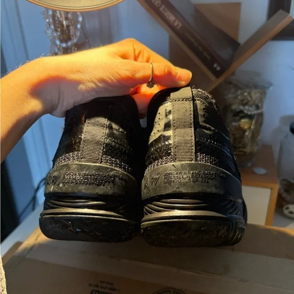 Jordan Black Women's Sneakers - Picture 4 of 5